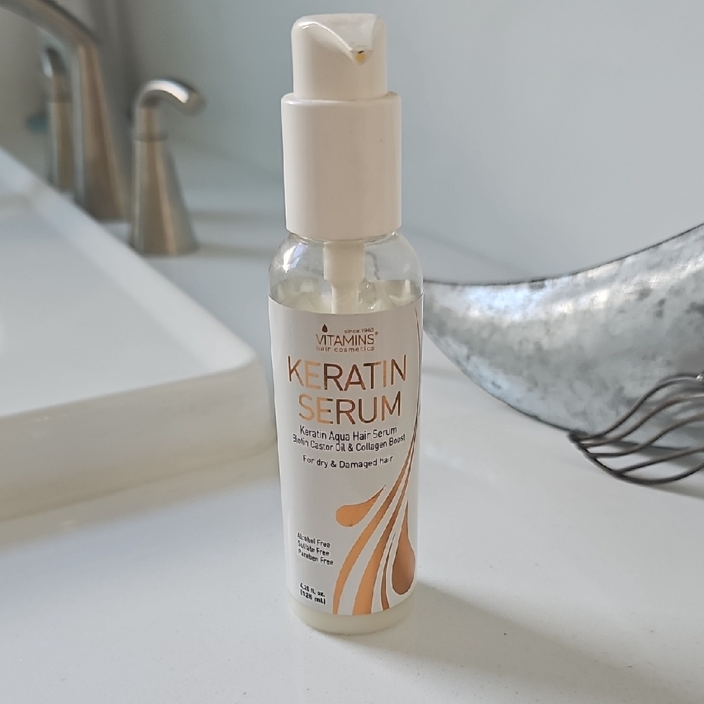 Vitamins Keratin Serum for Dry & Damaged Hair